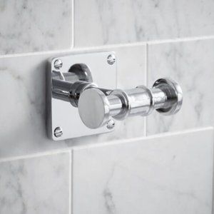 Pottery Barn Harley Chrome Bathroom Double Hook